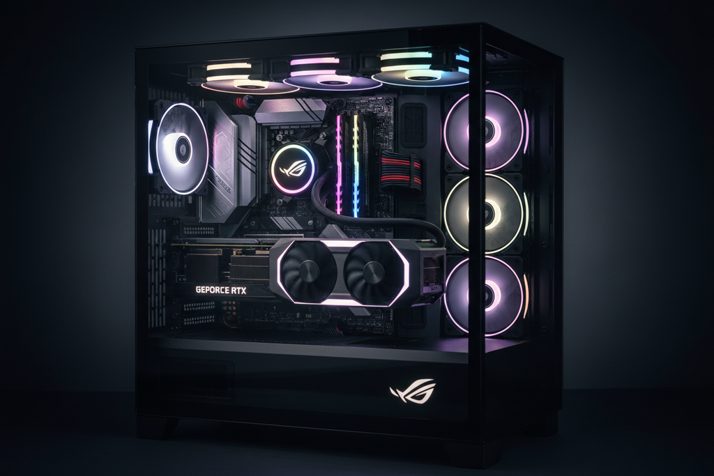 ASUS ROG Crosshair X670E Hero instalada en build Ryzen 9 RTX 4090