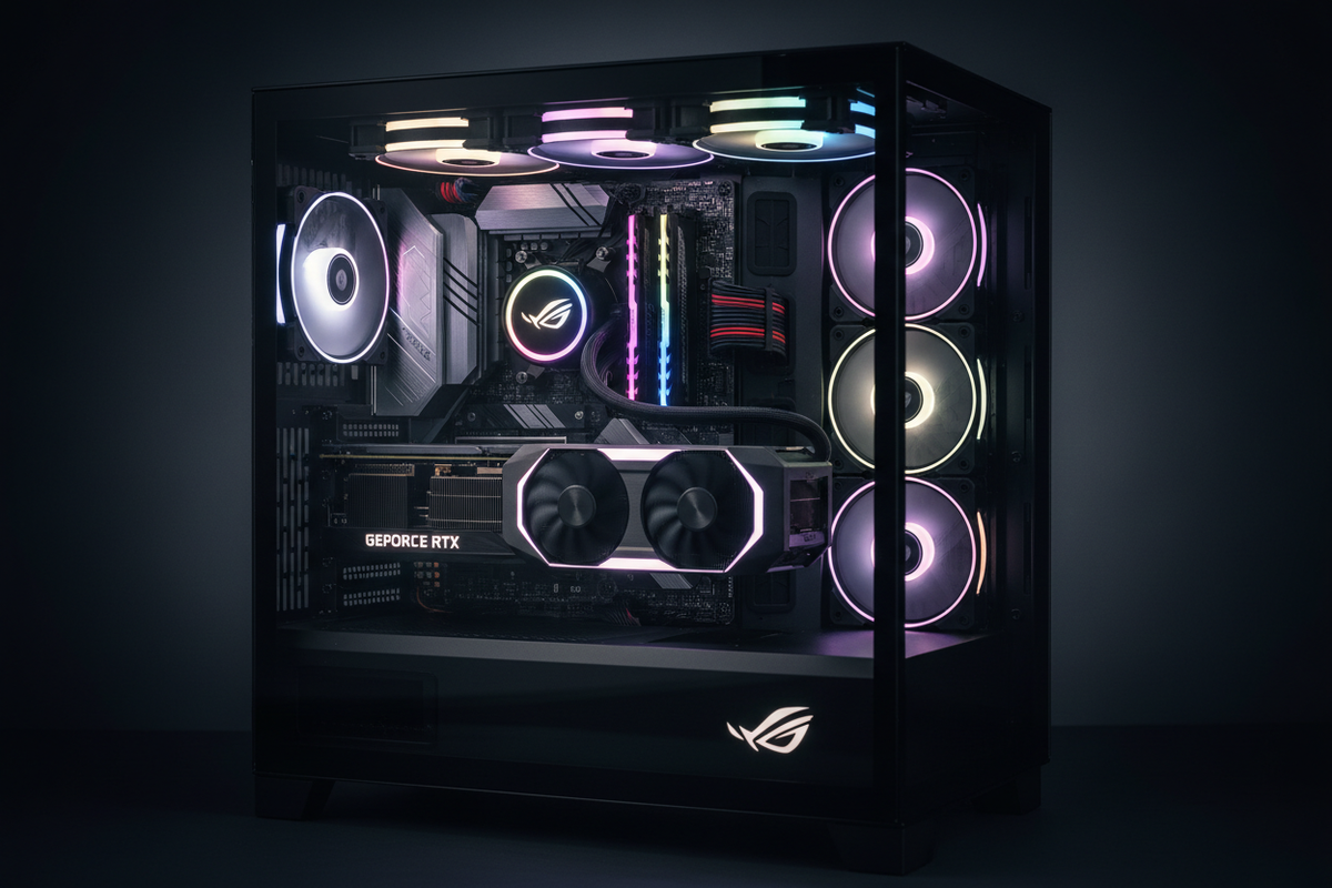 ASUS ROG Crosshair X670E Hero instalada en build Ryzen 9 RTX 4090