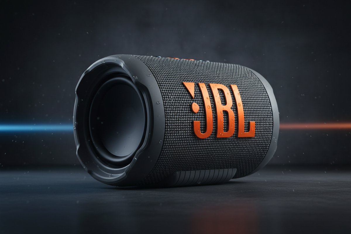 Bocina JBL Charge 6 ángulo frontal 30W