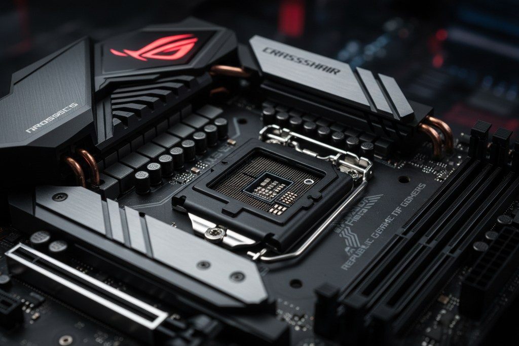 ASUS ROG Crosshair X670E Hero macro socket AM5 VRM 18+2 fases