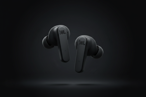 JBL Tune Beam 2 earbuds fuera del estuche