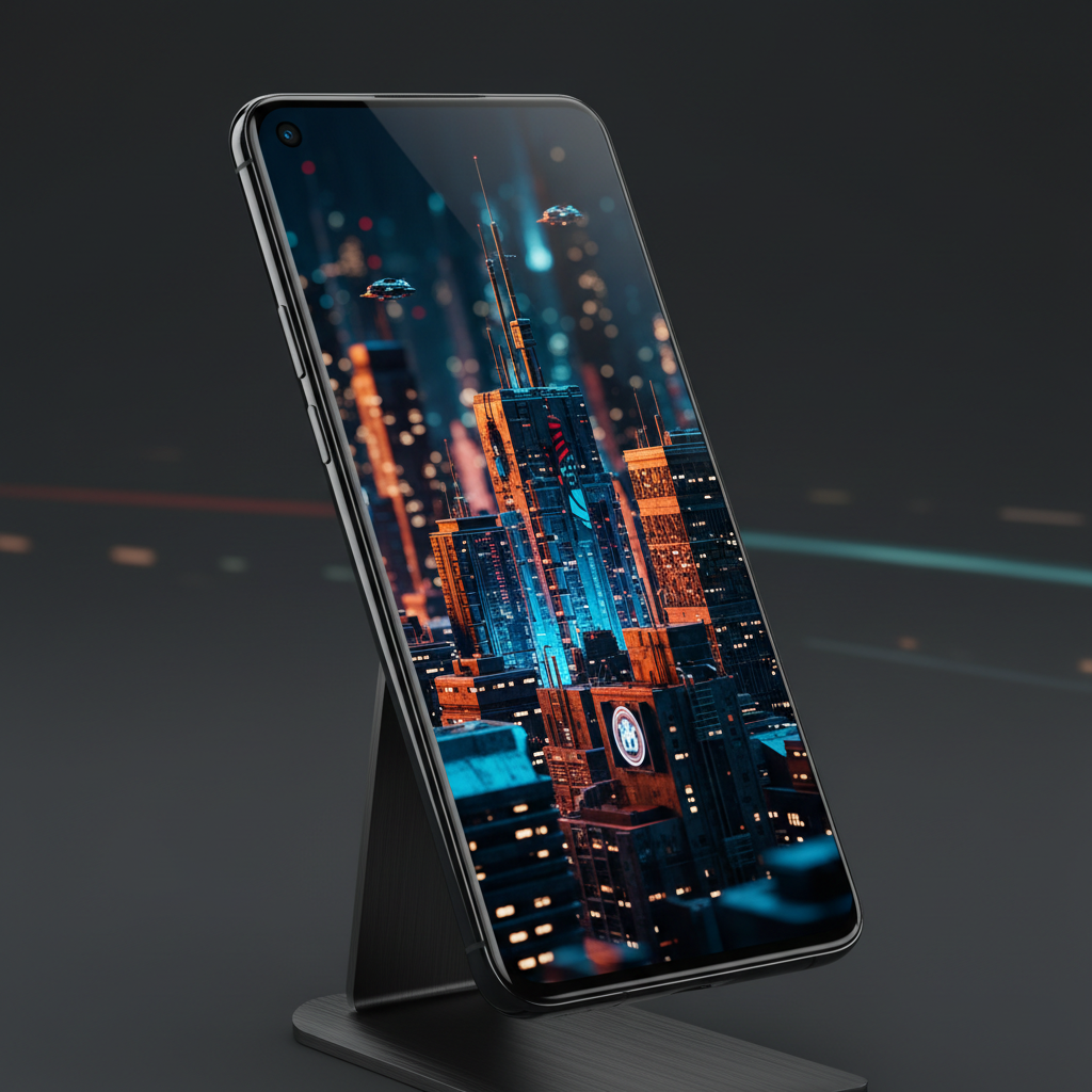 Smartphone Nova X Pro 5G pantalla AMOLED encendida