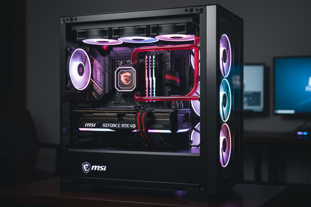 MSI MEG Z790 ACE instalada en build gaming premium