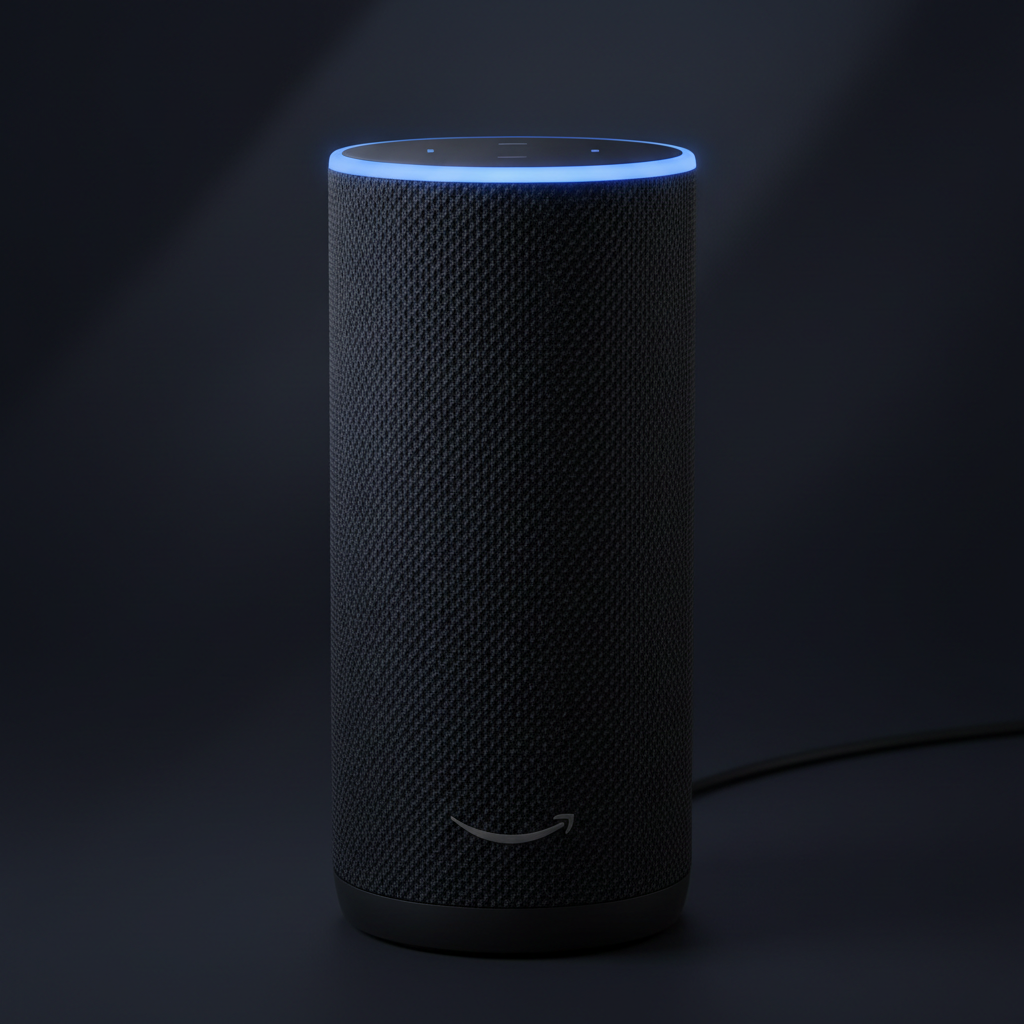 Amazon Echo Dot 5ta generación altavoz inteligente con anillo LED azul