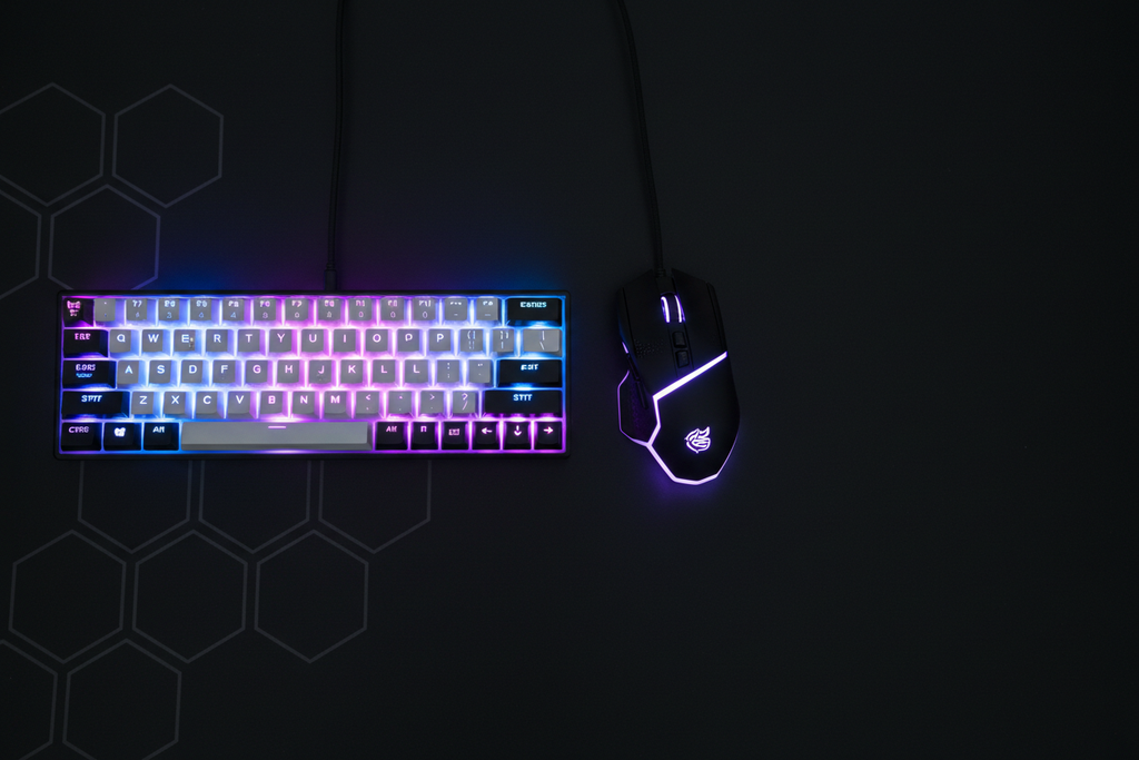 Teclado Antryx Eclipse TK-800 comparativa espacio mouse
