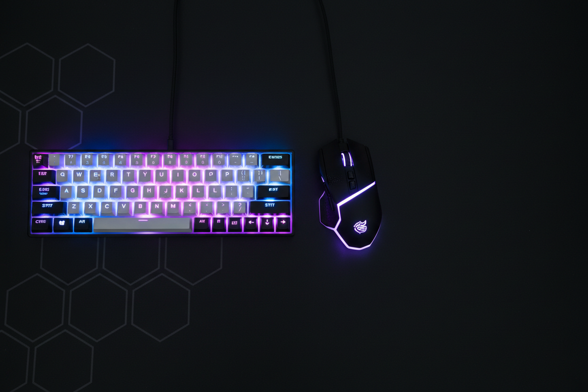 Teclado Antryx Eclipse TK-800 comparativa espacio mouse