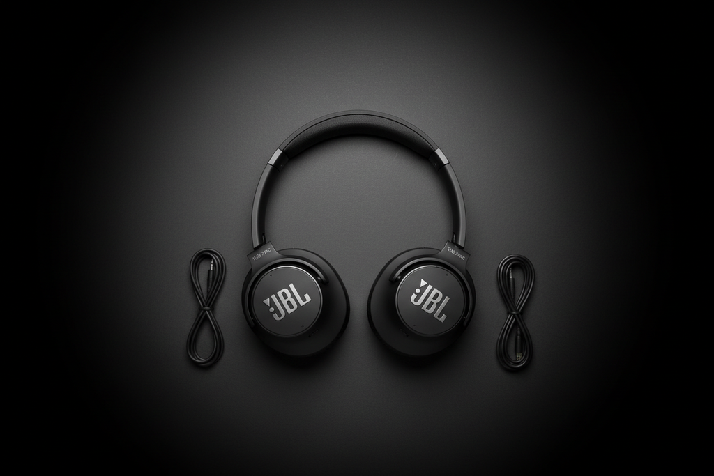 Audífonos JBL Tune 770NC vista superior flat lay