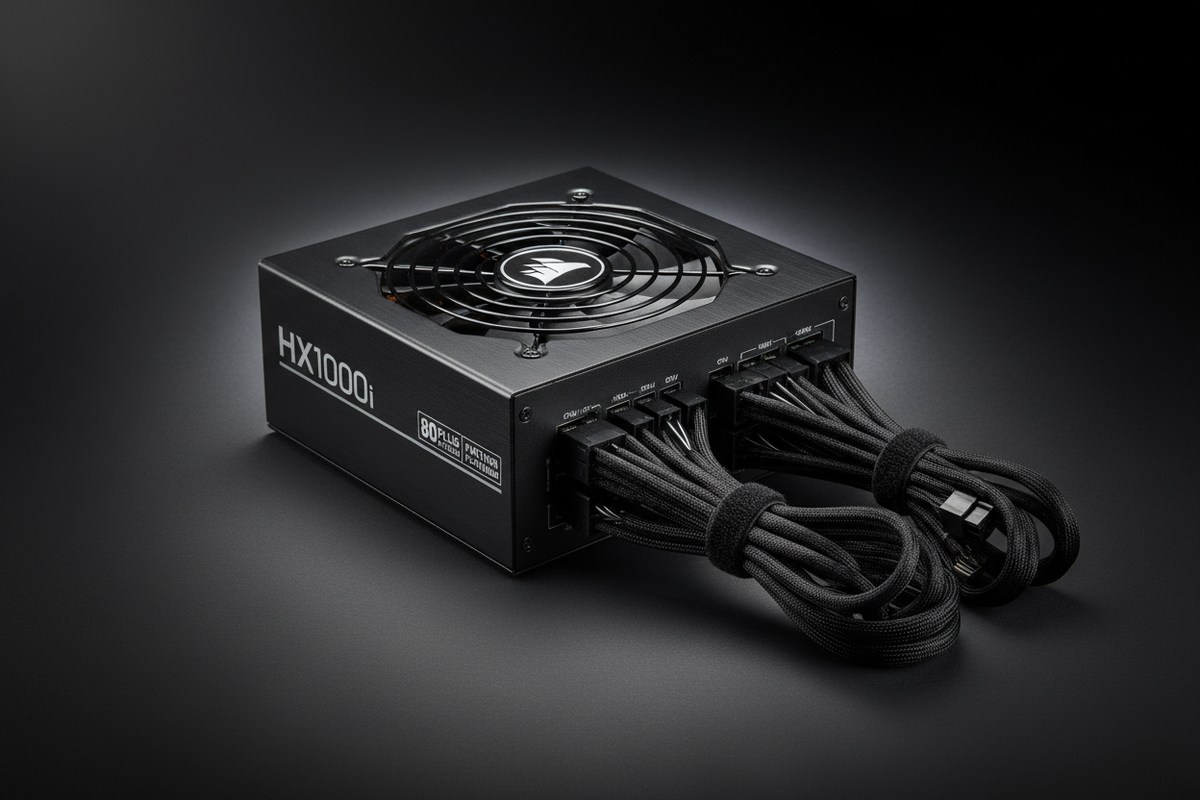 Fuente de Poder Corsair HX1000i 1000W 80+ Platinum Modular