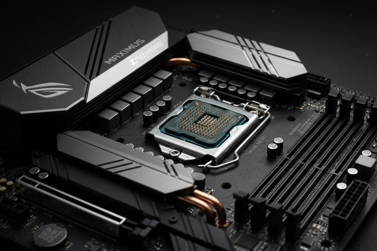 ASUS ROG Maximus Z790 Hero macro socket LGA1700 VRM