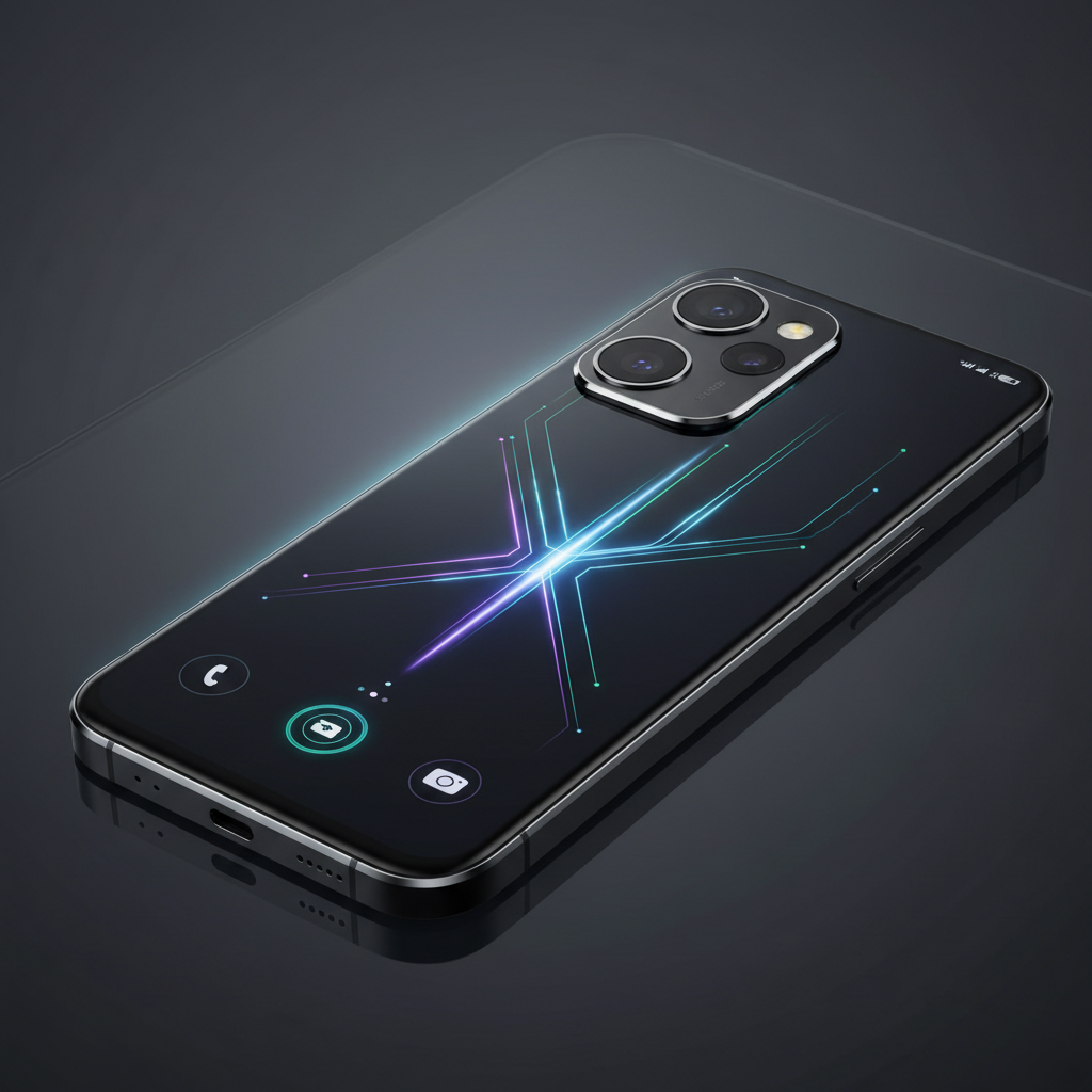 Smartphone Nova X Pro 5G pantalla encendida