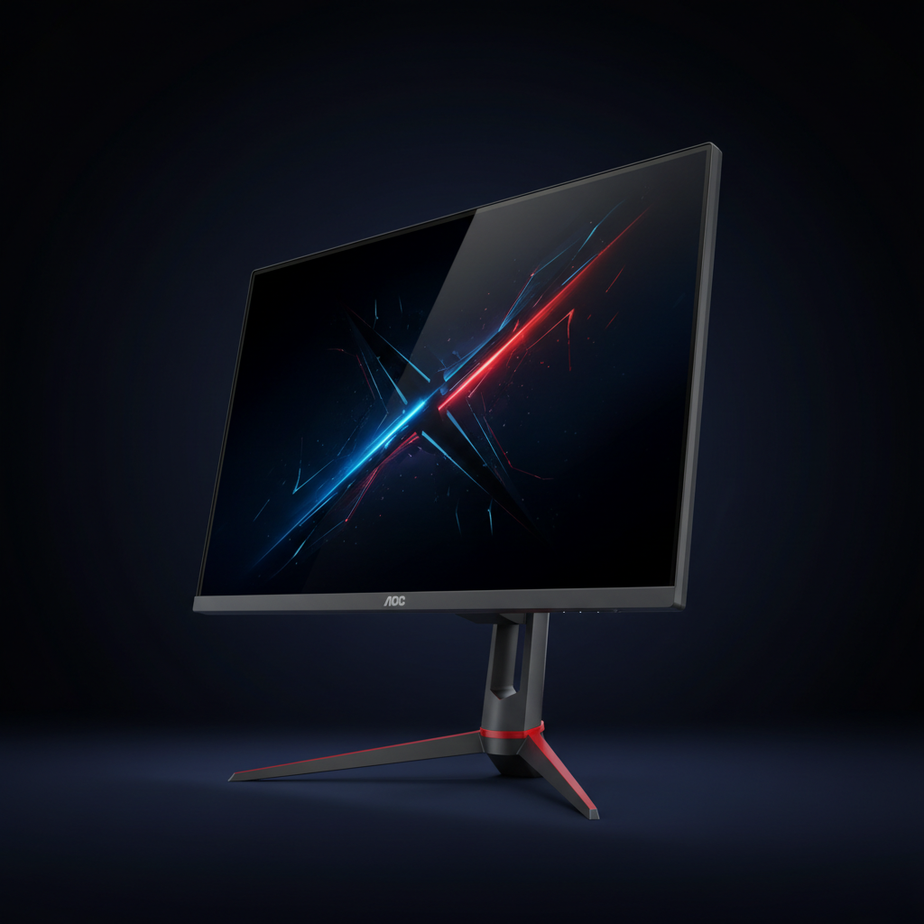 Monitor AOC 27G2 vista tres cuartos