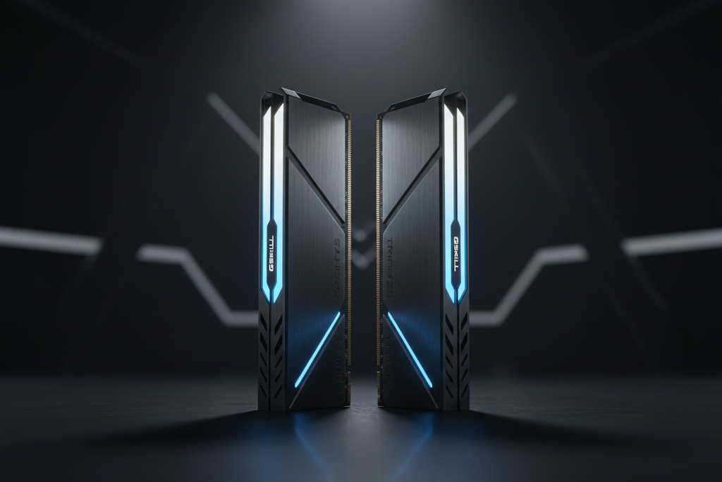 G.Skill Trident Z5 RGB DDR5 sticks de pie dual zone RGB