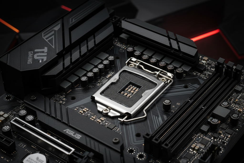 ASUS TUF Gaming Z790-Plus macro socket LGA1700 VRM mil-spec