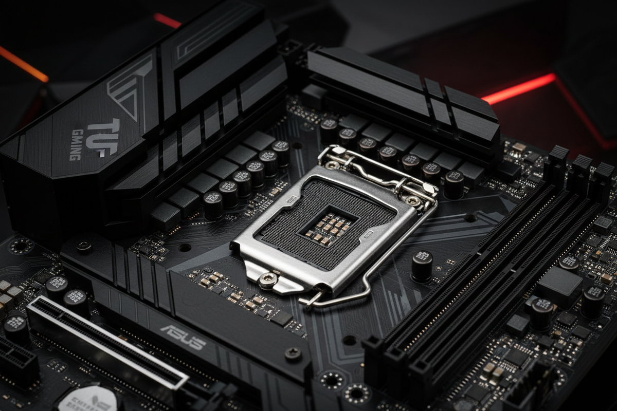ASUS TUF Gaming Z790-Plus macro socket LGA1700 VRM mil-spec
