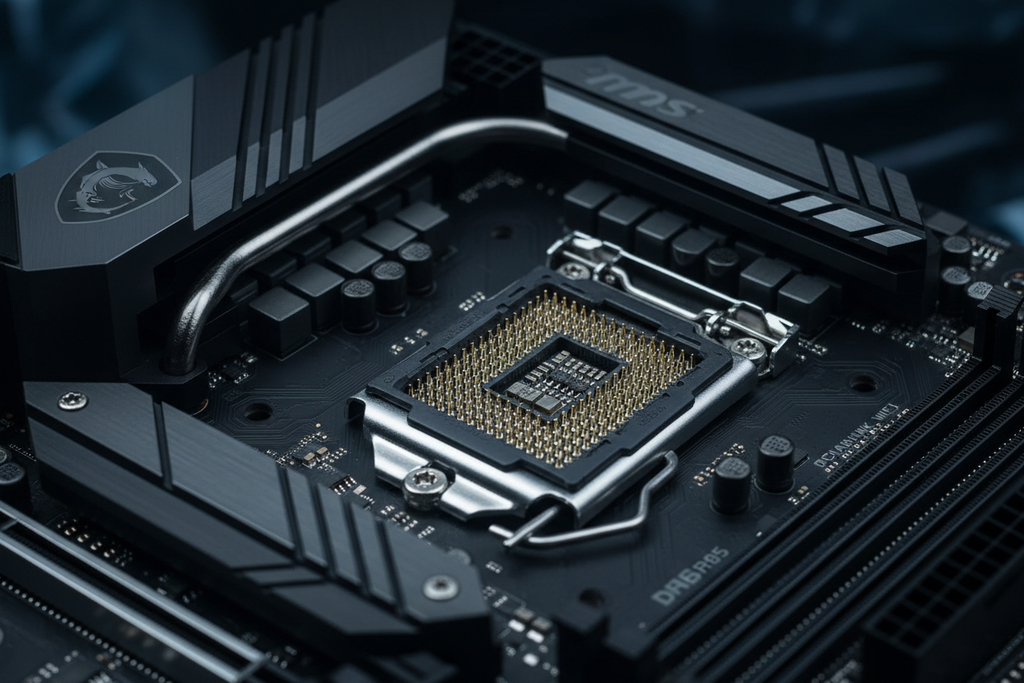 MSI MAG B650 Tomahawk macro socket AM5 VRM 14 fases
