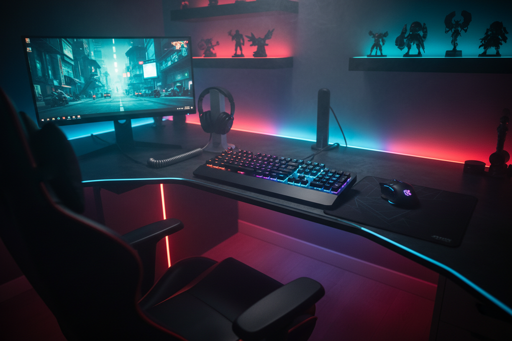 Teclado Antryx GK-960 lifestyle setup gaming
