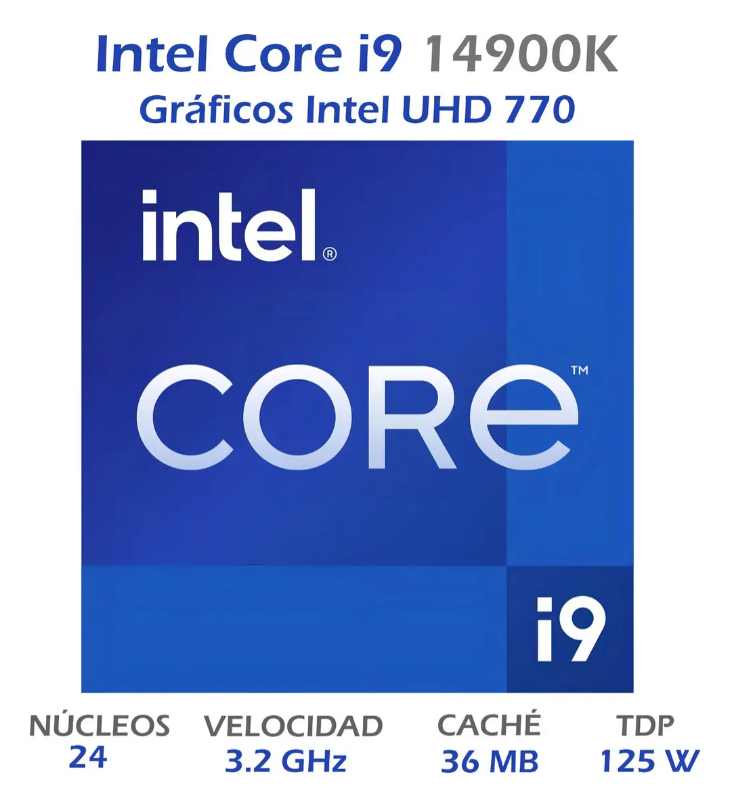 Especificaciones del procesador Intel Core i9-14900K
