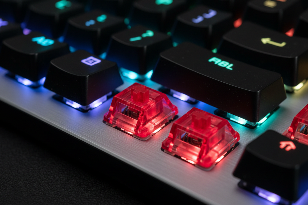 Teclado Antryx Raptor K550 macro switches Red lineales