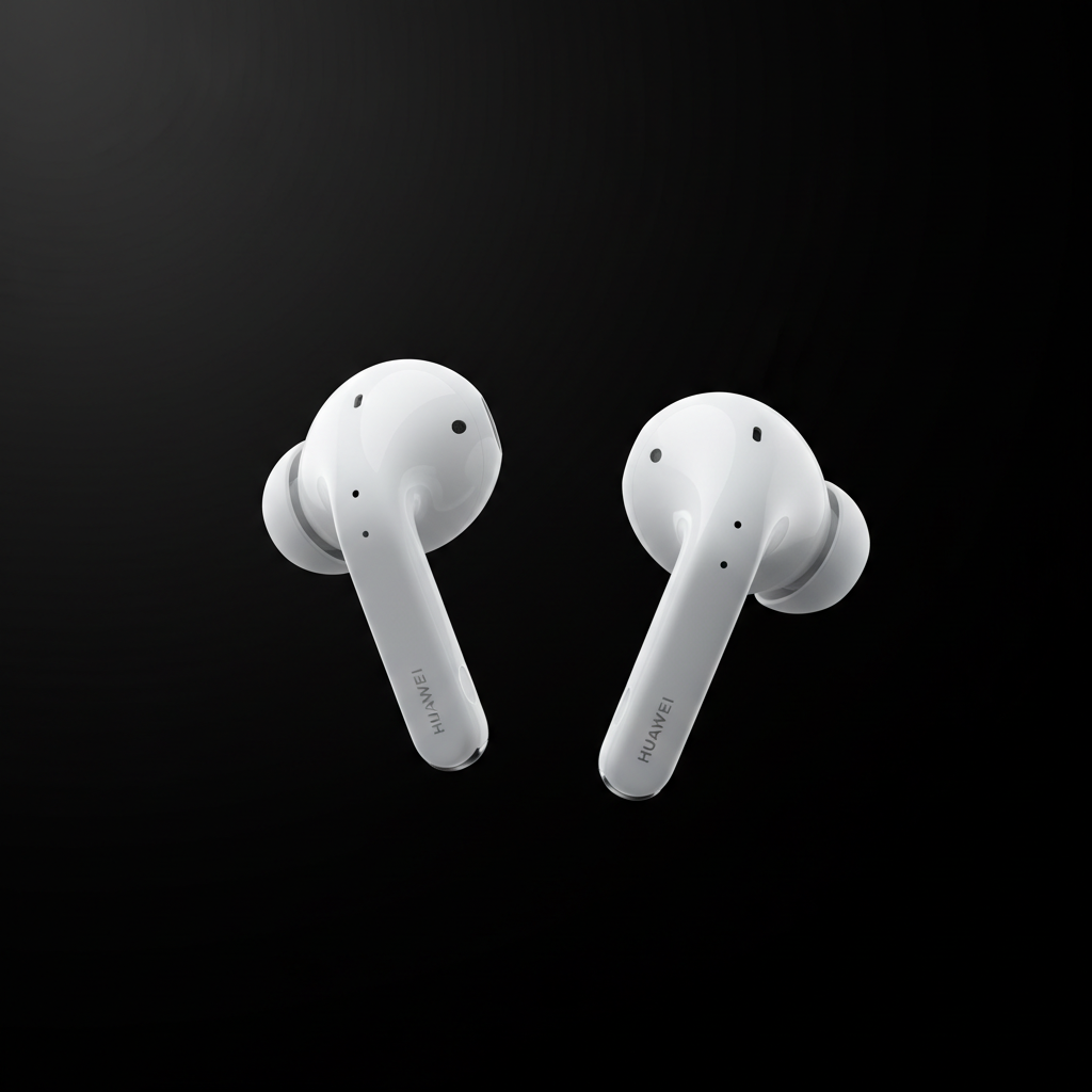 Huawei FreeBuds SE 2 auriculares blancos fuera del estuche
