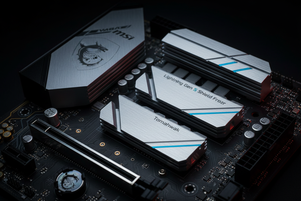 MSI MAG B650 Tomahawk macro M.2 Shield Frozr PCIe 5.0