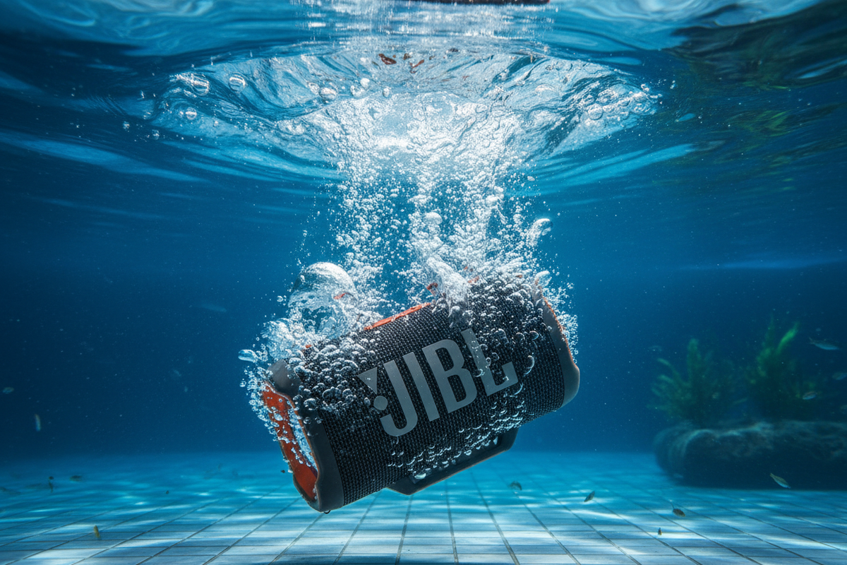Bocina JBL Charge 6 IP67 bajo el agua