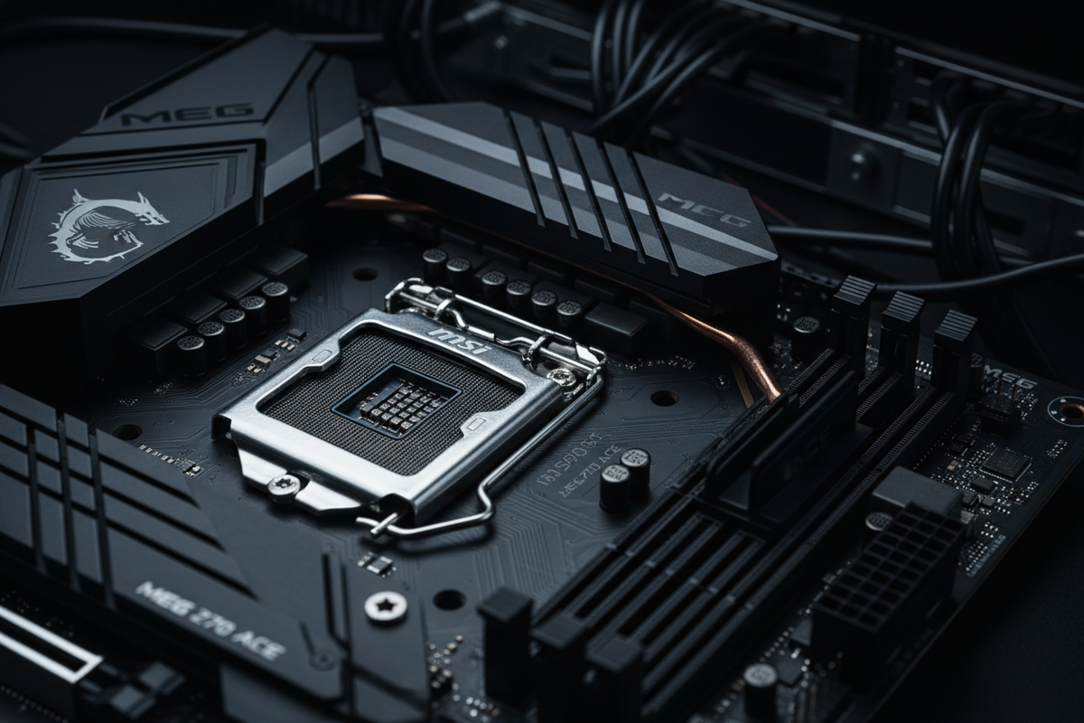 MSI MEG Z790 ACE macro socket LGA1700 VRM 24 fases